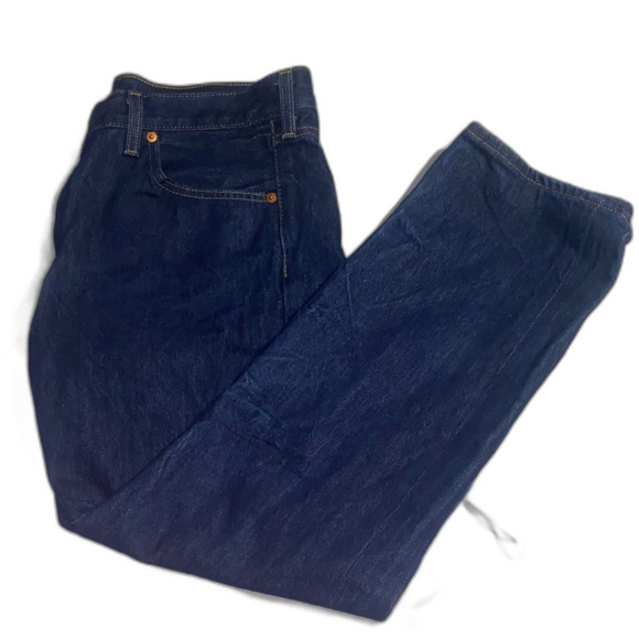 Levi's Other - Vintage Levi’s 501 Dark Blue Jeans Size 34x30 Button Fly Retro Denim Men's Jeans